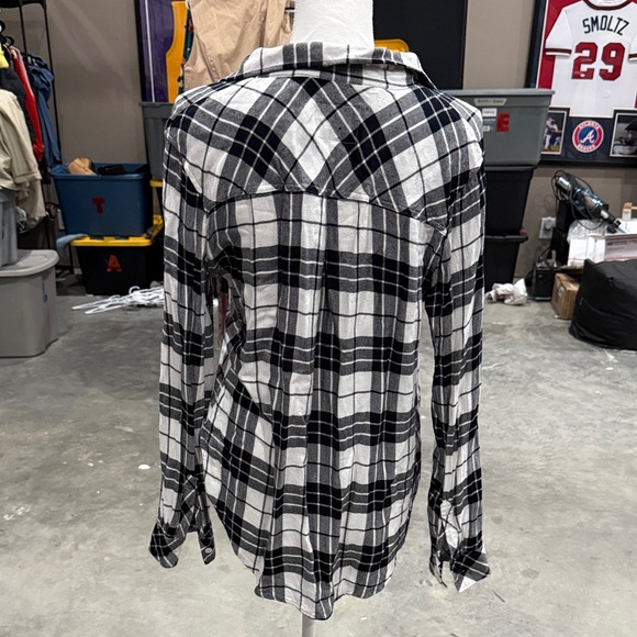 Rails Monochrome Plaid Shirt - Picture 3 of 3